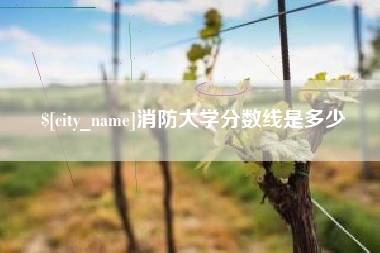 三河消防大学分数线是多少