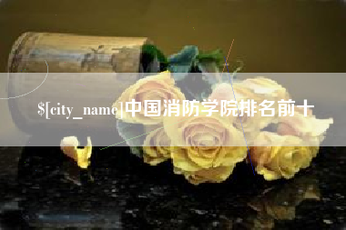 三河中国消防学院排名前十