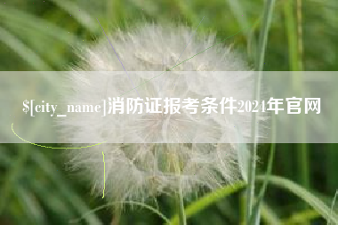 三河消防证报考条件2024年官网