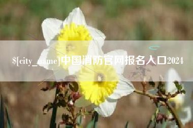三河中国消防官网报名入口2024