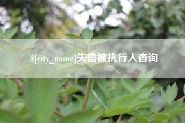 三河失信被执行人杳询