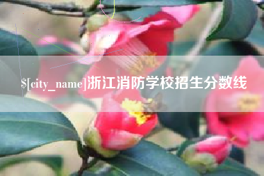 三河浙江消防学校招生分数线