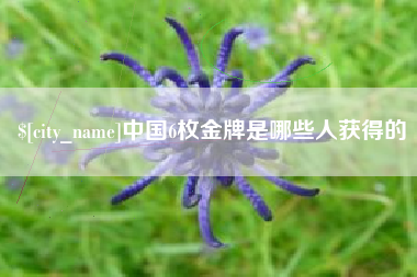 三河中国6枚金牌是哪些人获得的