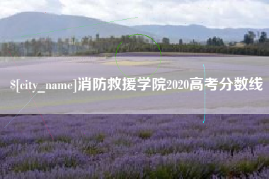 三河消防救援学院2020高考分数线