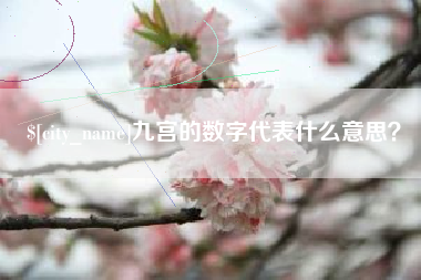 三河九宫的数字代表什么意思？