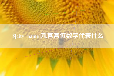 三河九宫宫位数字代表什么