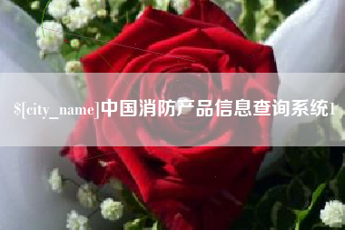 三河中国消防产品信息查询系统1