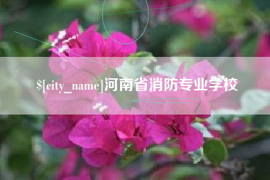 三河河南省消防专业学校