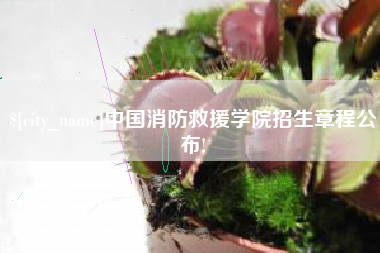三河中国消防救援学院招生章程公布!