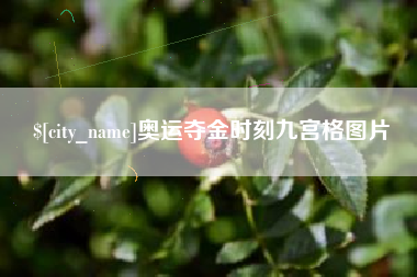 三河奥运夺金时刻九宫格图片